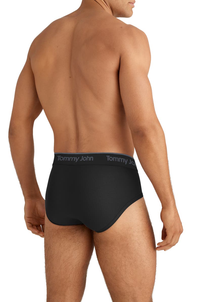 Tommy John Second Skin Modal Briefs, Alternate, color, Black