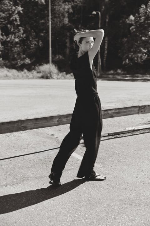 Crinkled Drawstring Pants