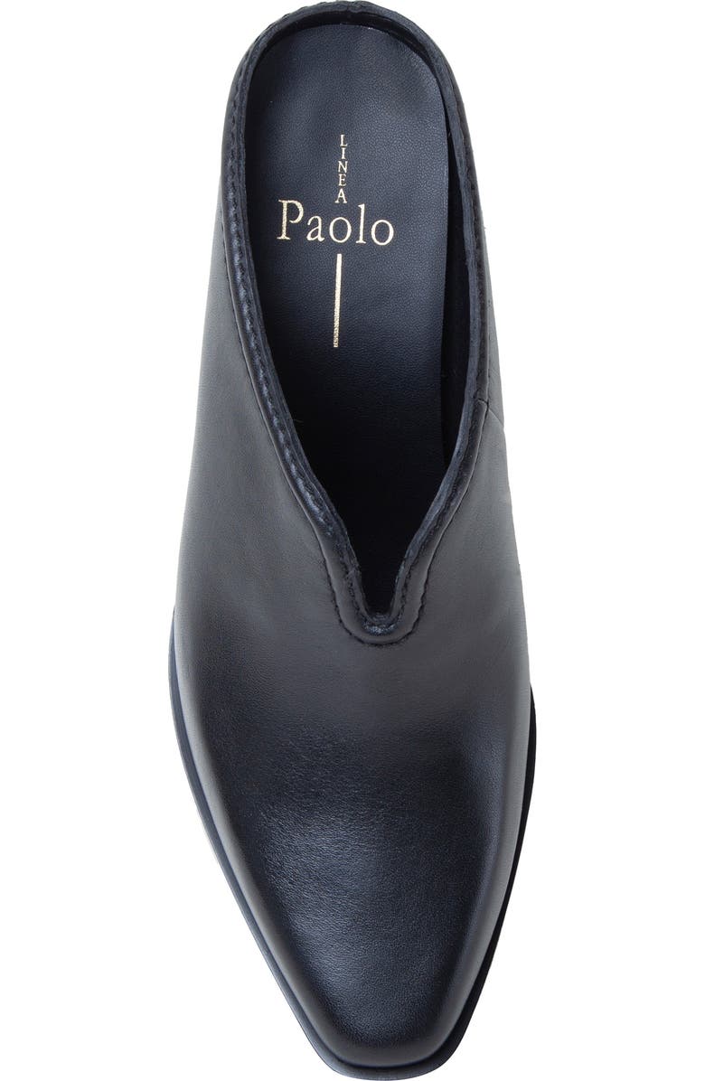 Linea Paolo Shelleyx Mule, Alternate, color, Black Leather