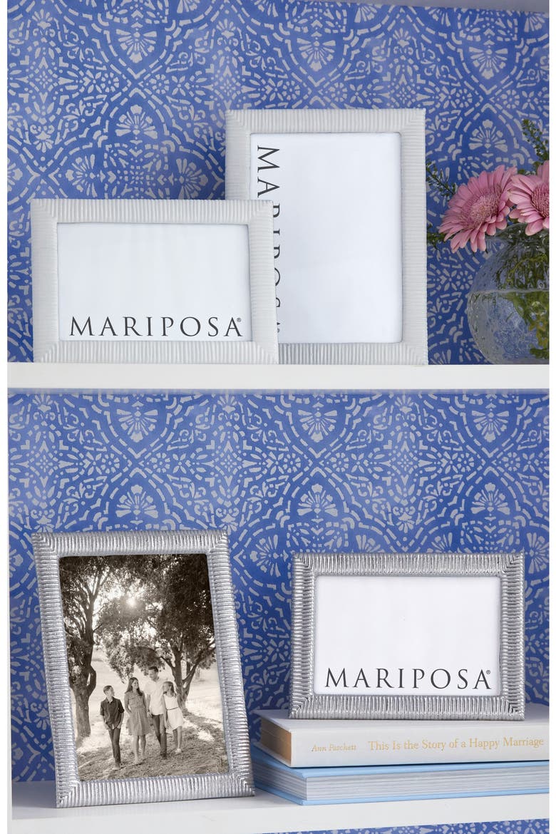 Woven Texture 4 x 6-Inch Picture Frame, Alternate, color, WHITE