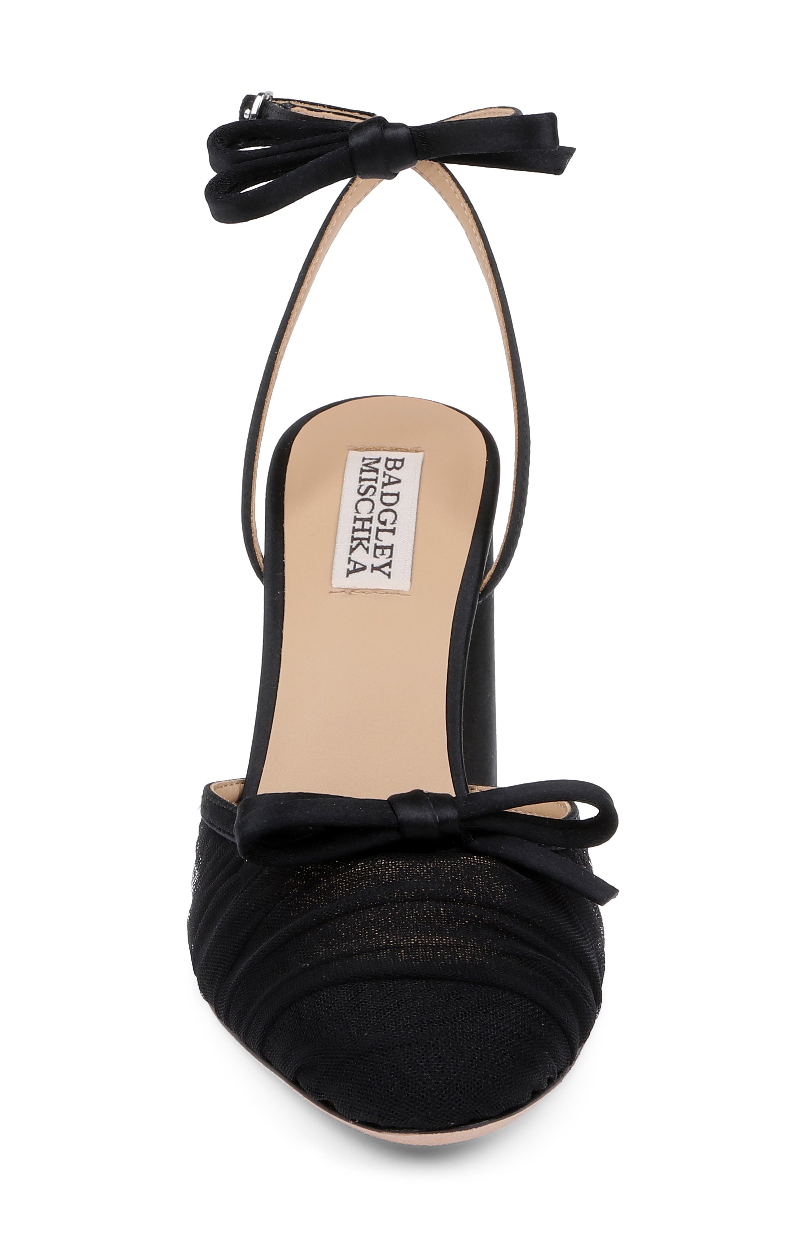 Rebecca Ankle Strap Pump, Alternate, color, BLACKSATIN