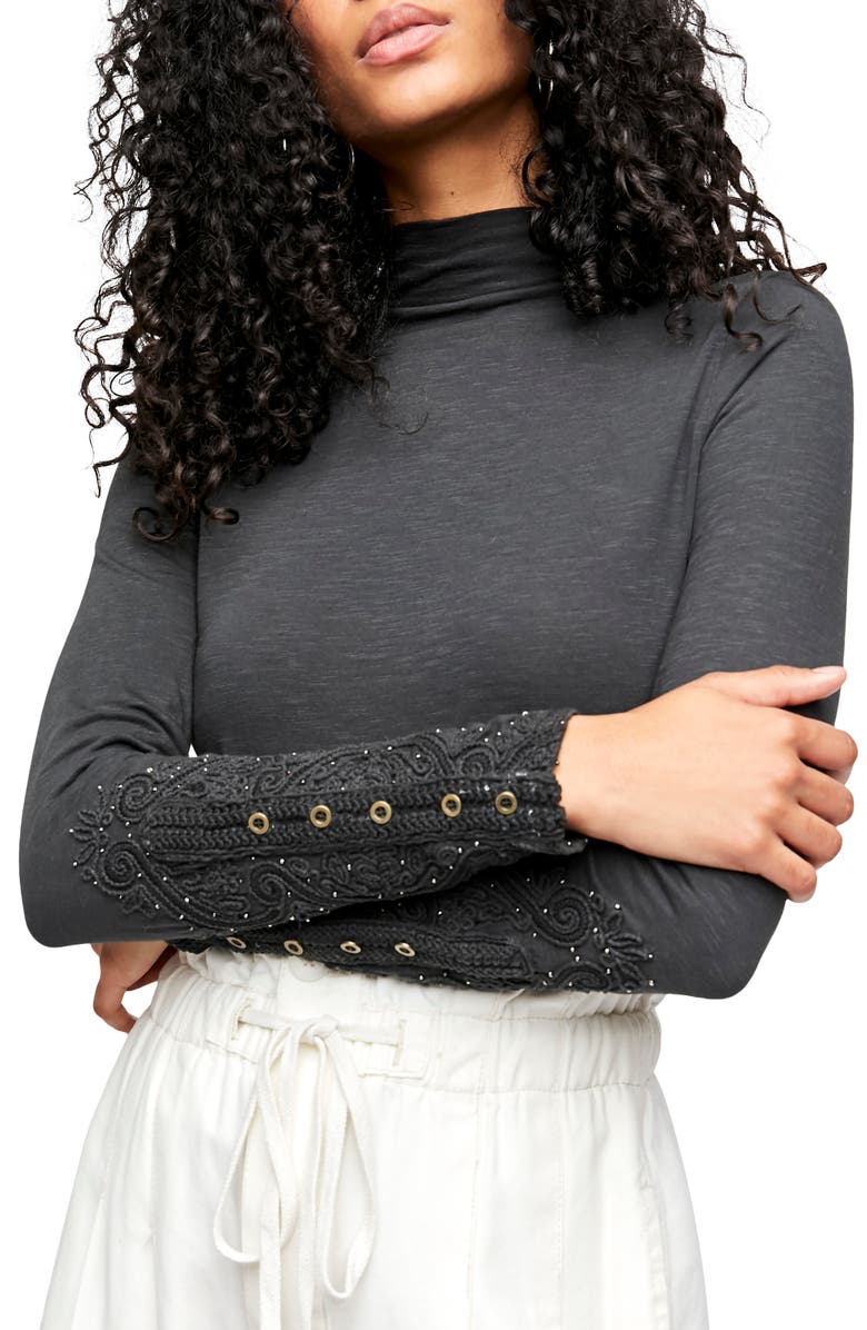 Free People Hooked On You Turtleneck Top, Main, color,