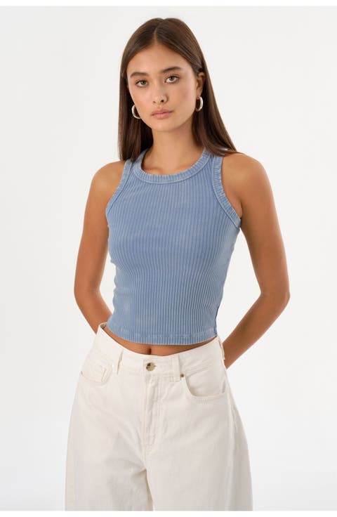 VICKI | Rib Knit Tank Top