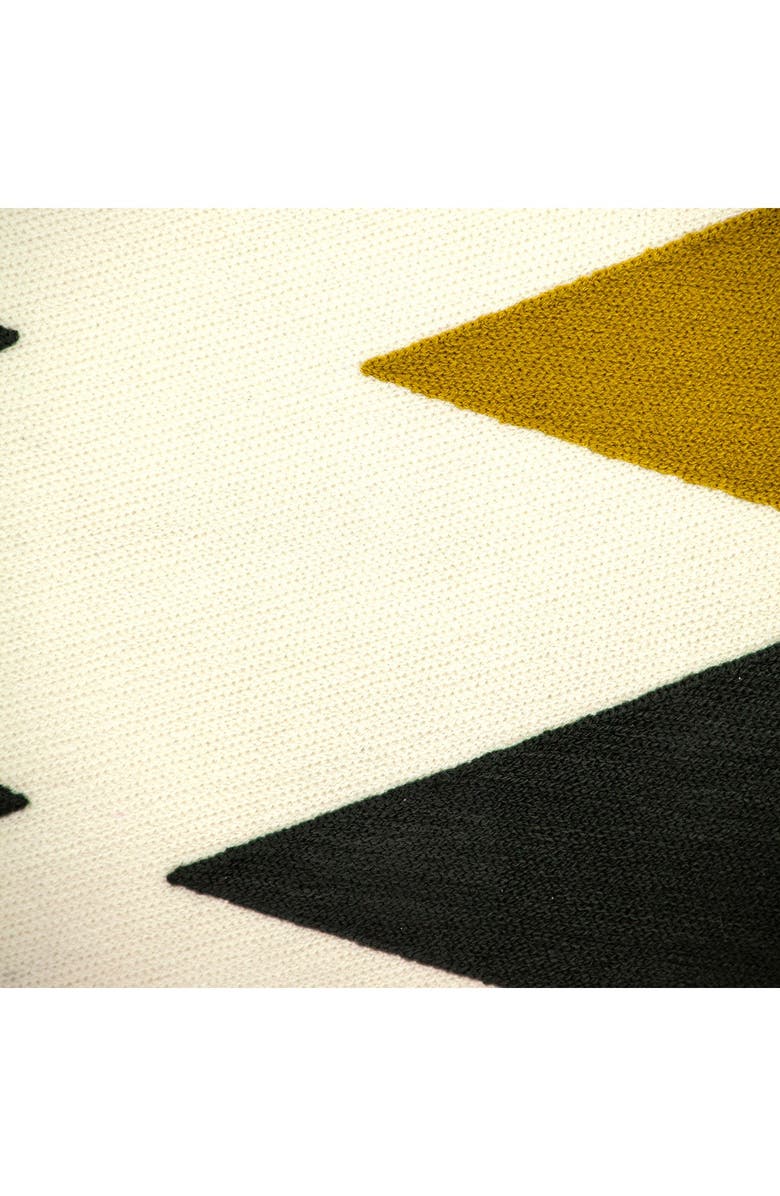 PARKLAND COLLECTION Ziglar White Throw Pillow, Alternate, color, White