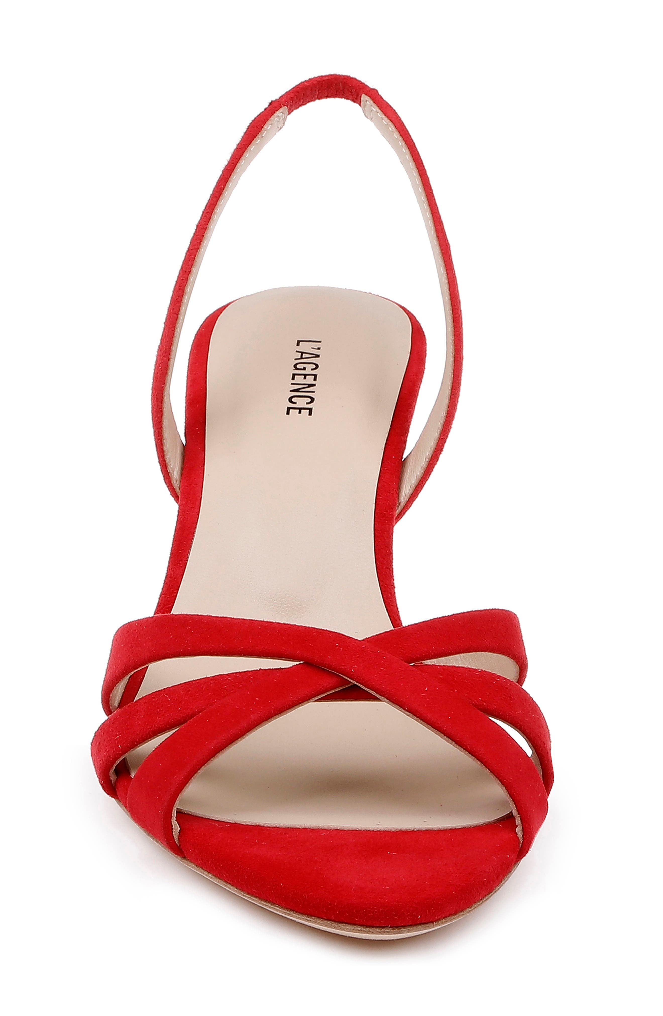 Colwill Slingback Sandal, Alternate, color, RED SUEDE
