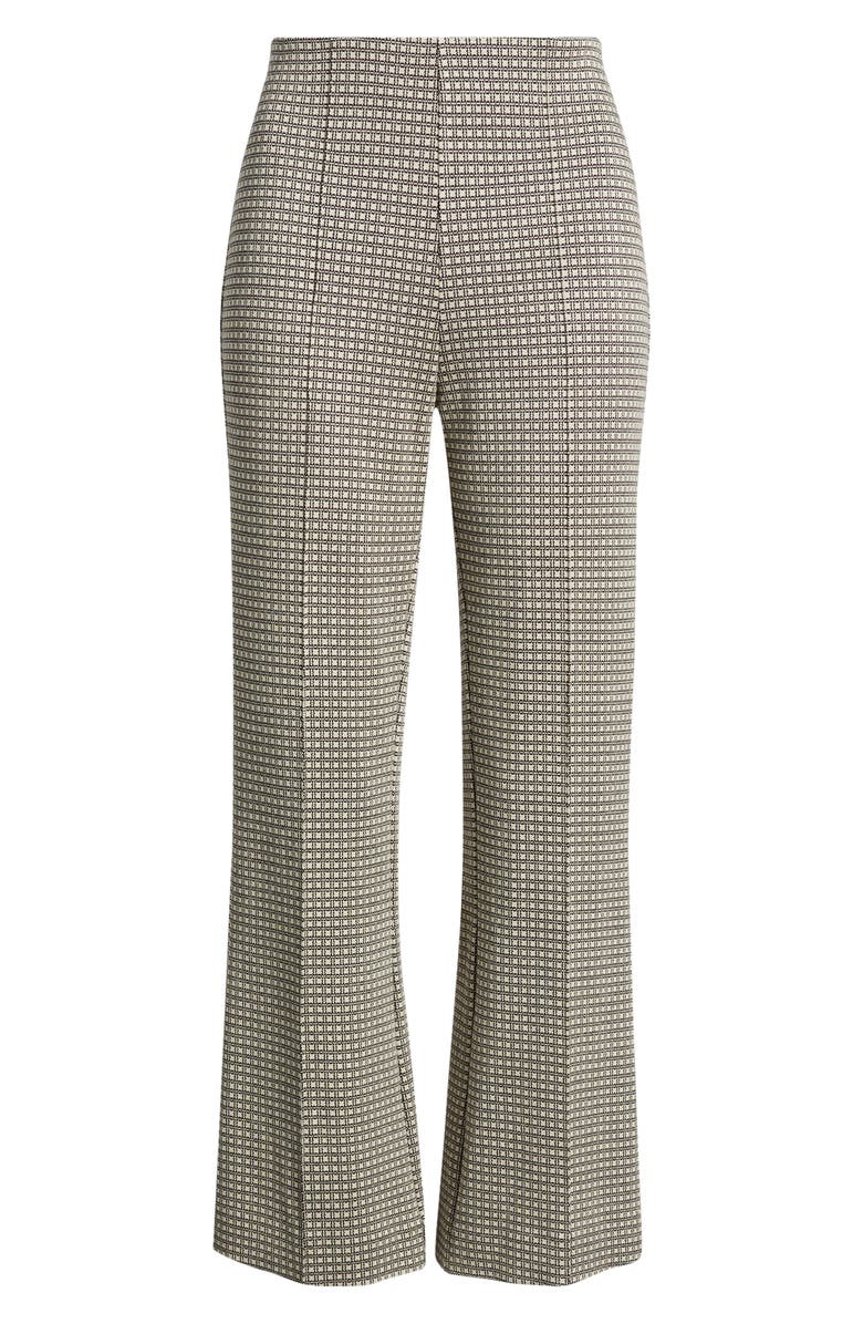 rag & bone Irina Leopard Print Ponte Flare Ankle Pants, Alternate, color,