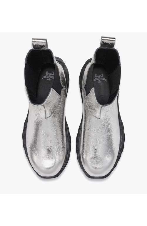 Mcm Skywander Boots In Silver