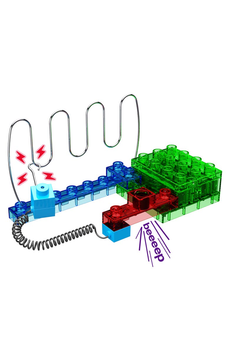 Circuit Blox Byo Buzzwire Challenge Wire Maze, Alternate, color, Multicolored
