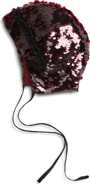 Simone Rocha Frill Sequin Tulle Bonnet