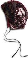 Simone Rocha Frill Sequin Tulle Bonnet