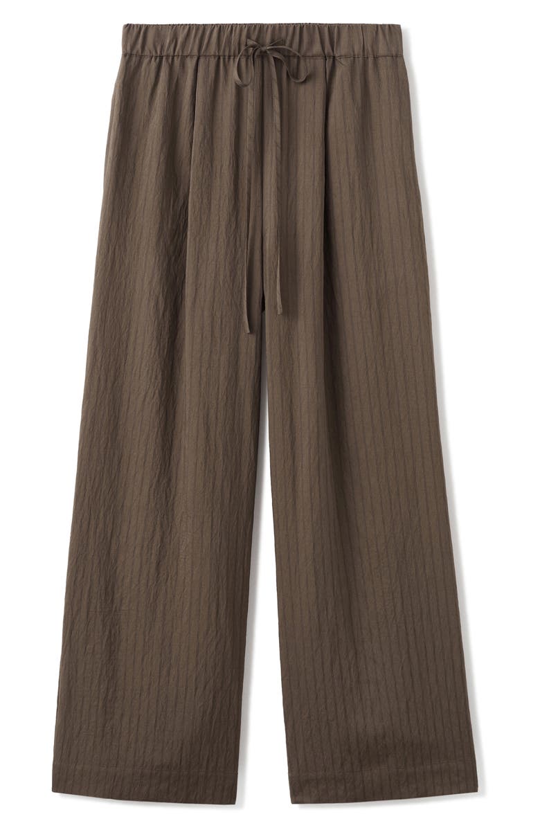 MANGO Pantalon Tatu Drawstring Pants, Main, color, Brown