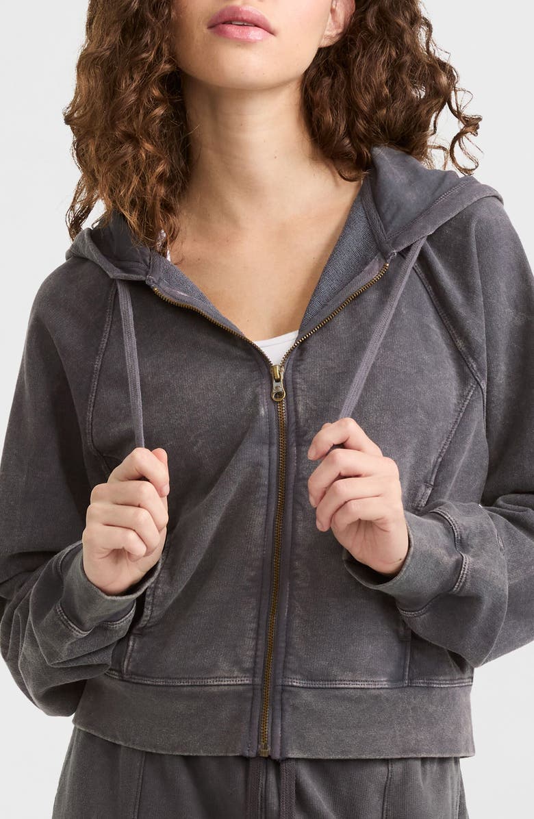 Champion Vintage Wash Full Zip Hoodie, Main, color, 