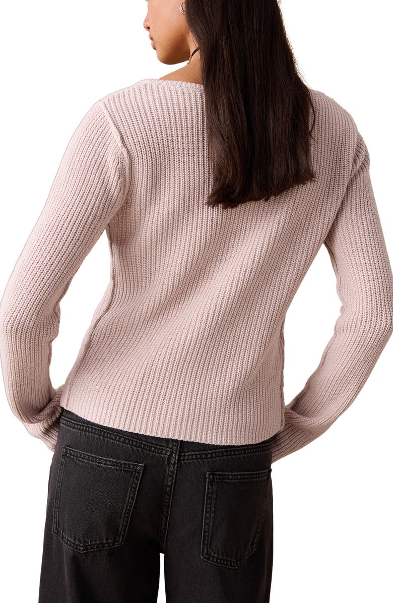 MANGO TEEN Cotton Blend Button-Up Cardigan, Alternate, color, Light Pink