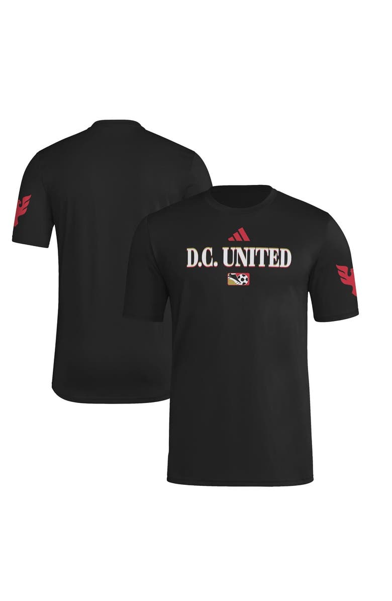 adidas Men's adidas Black D.C. United 2025 Archive Collection Jersey Hook T-Shirt, Alternate, color, Black