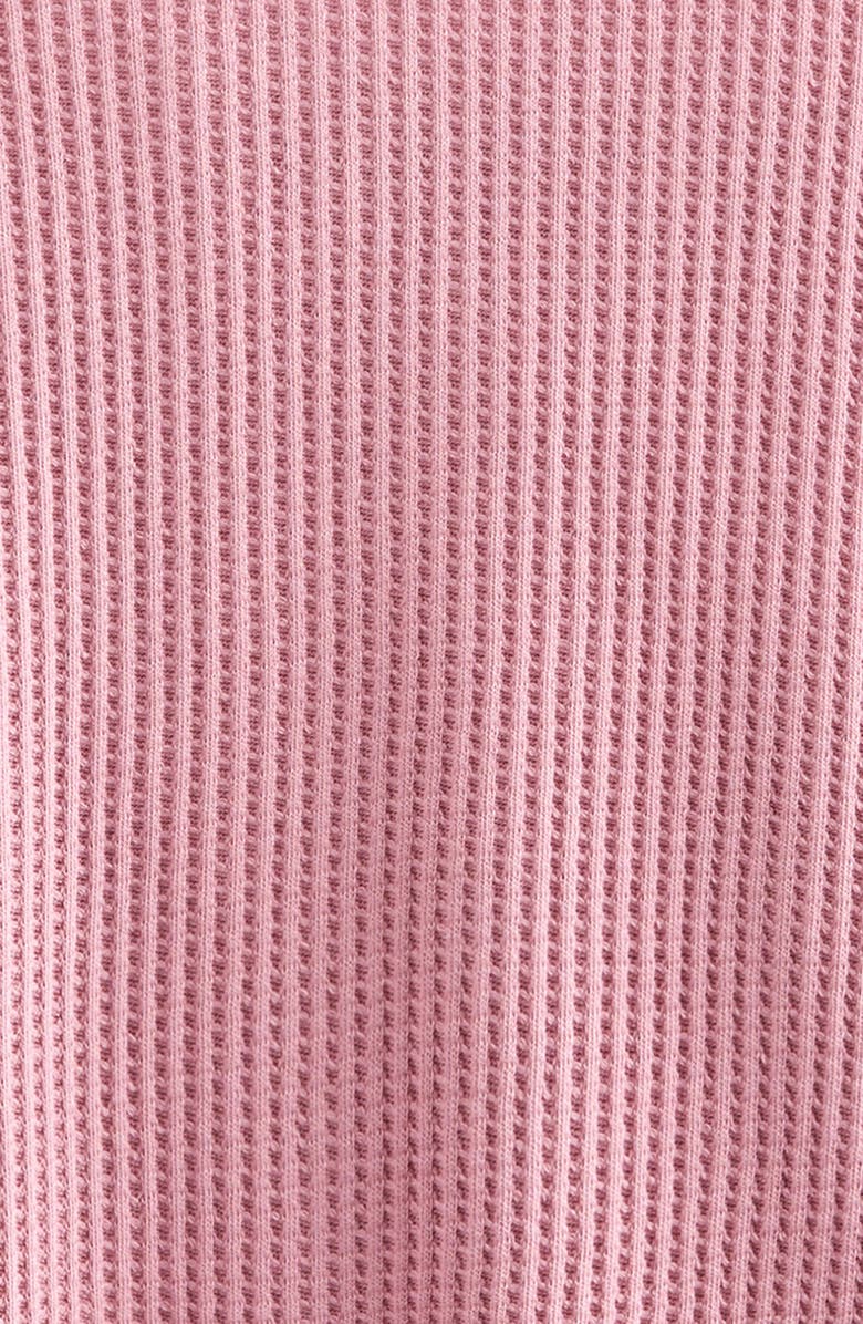 Treasure & Bond Kids' Cozy Waffle Sweatshirt, Alternate, color, Purple Victoria