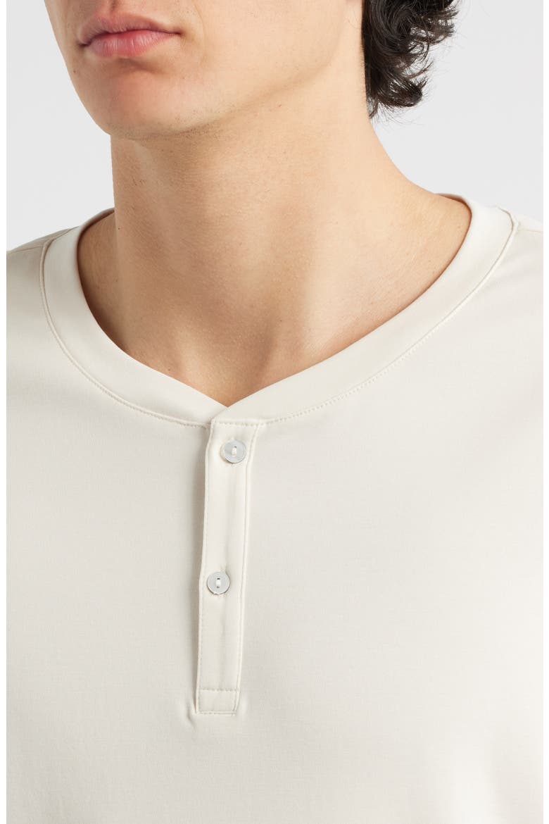 Stretch Cotton & Modal Blend Henly Pajama T-Shirt, Alternate, color, OATMEAL