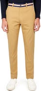 CONSTRUCT Slim Fit Solid Cotton Stretch Pants