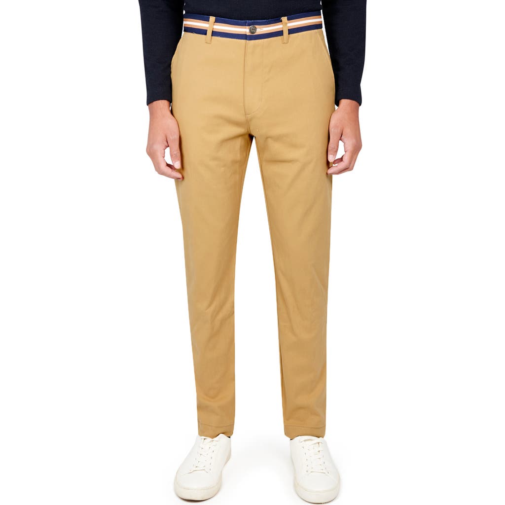 Construct Solid Pants In Tan