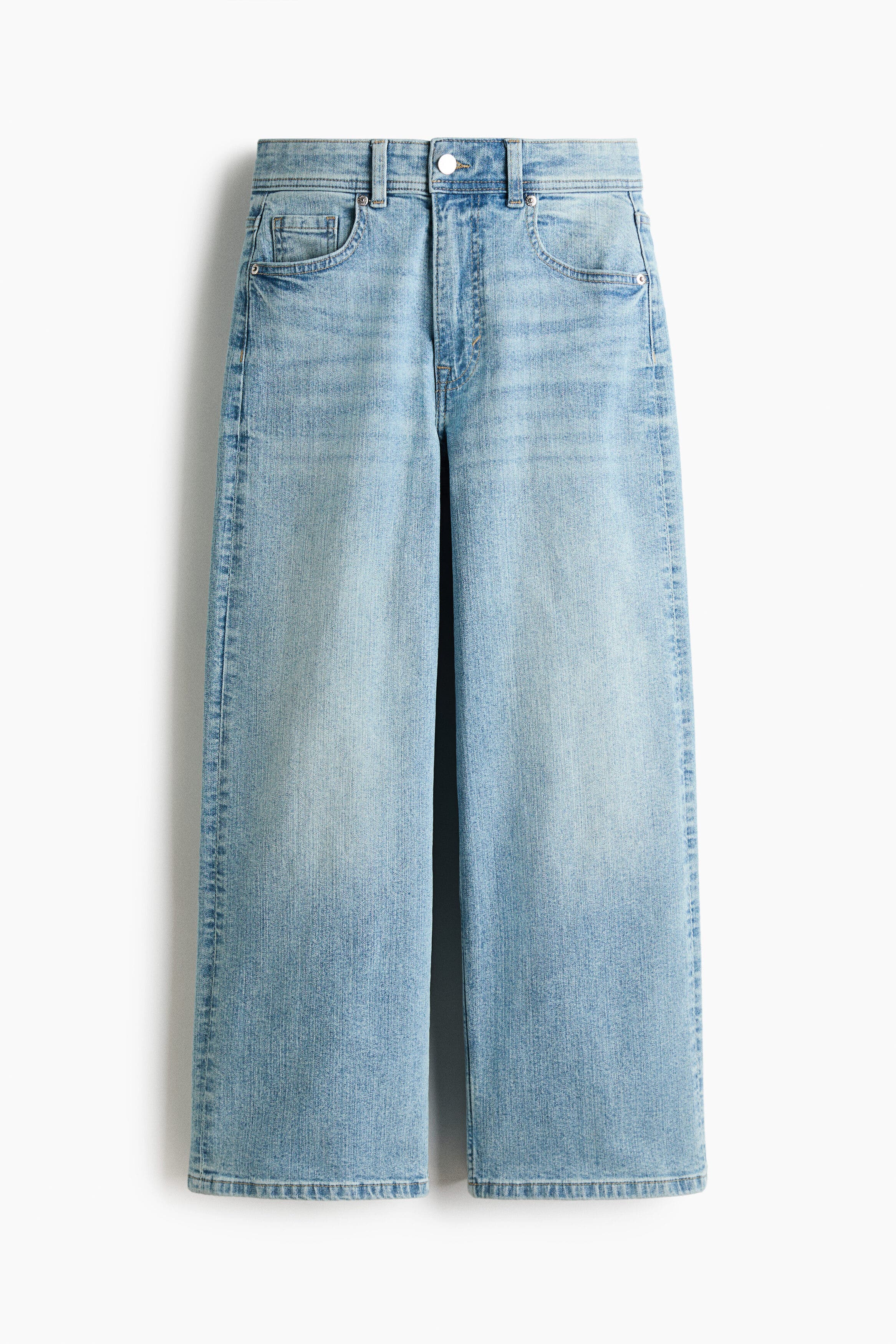 Wide High Waist Ankle Jeans - image 3