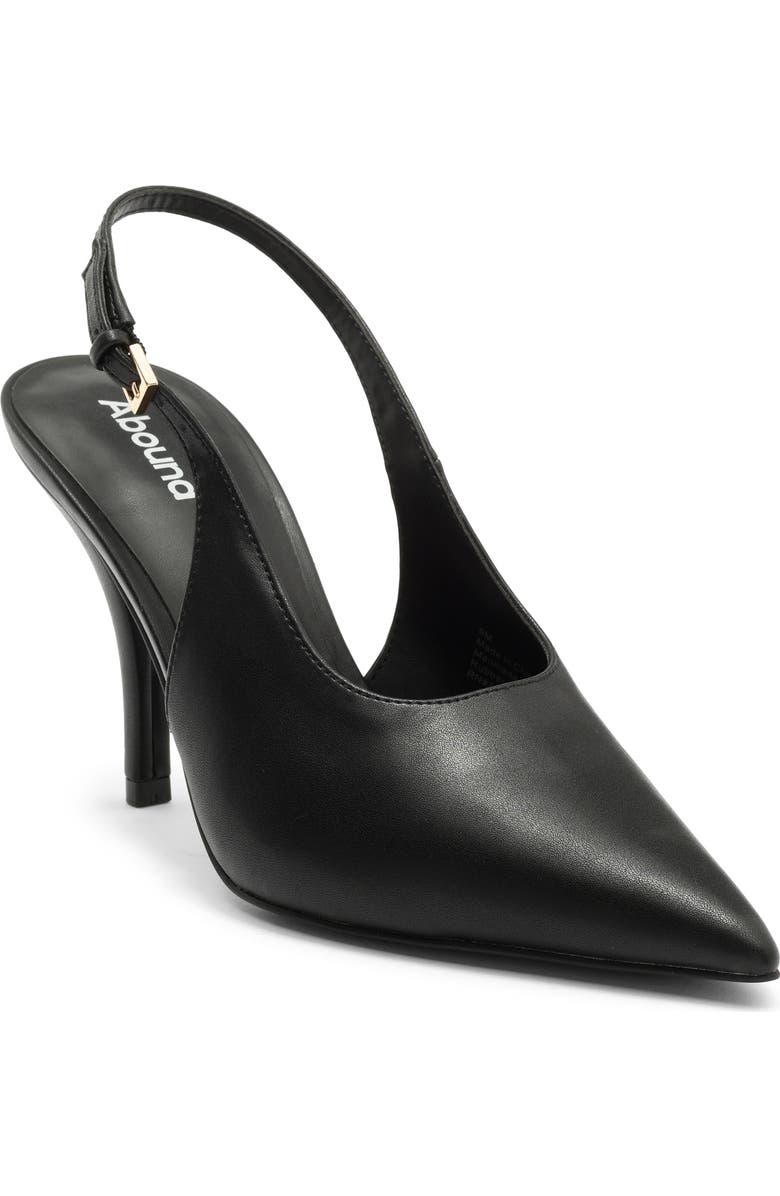 Abound Carmella Slingback Pump, Main, color, Black
