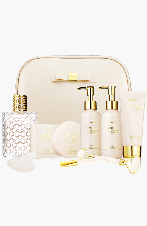 Premium Vanilla Bath and Body Luxury Spa Kit