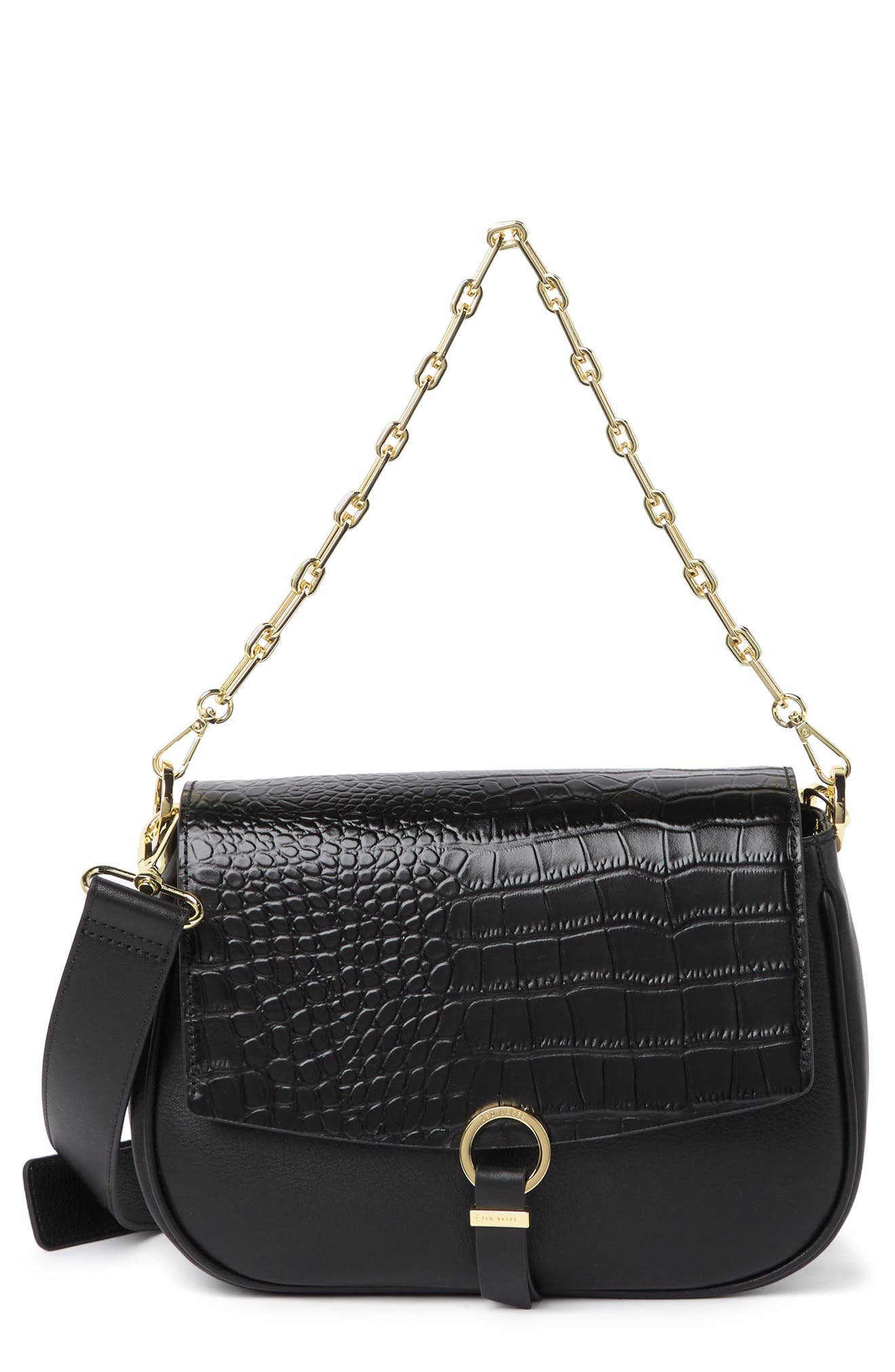 Ted Baker London Loop and Tab Granny Crossbody Bag, Main, color, 