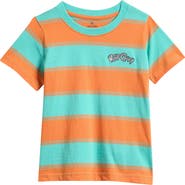Rip Curl Kids' Ride the Wave Stripe Cotton T-Shirt