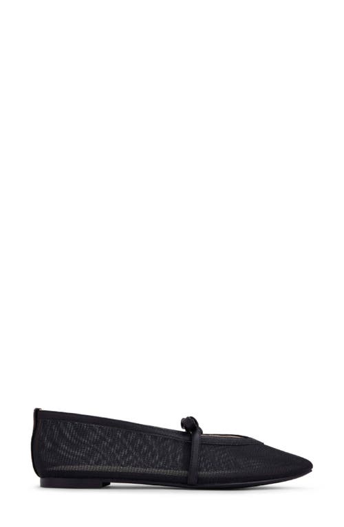 Yosi Samra Savannah Mary Jane Ballet Flat In Black