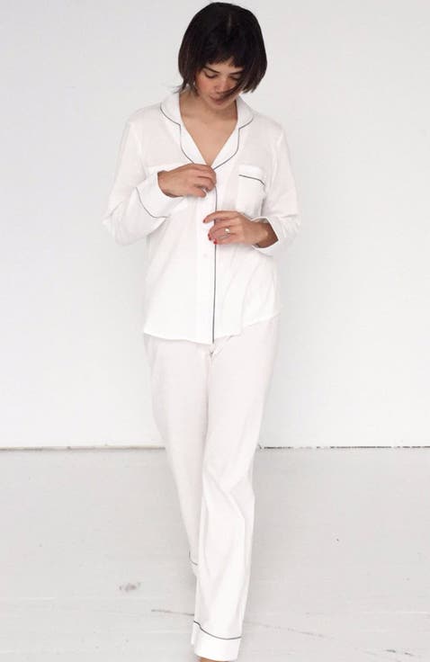 Classic Luxury Pajamas in Brushed Pima Cotton