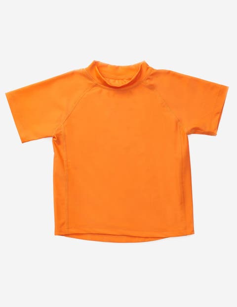 Kids Short Sleeve Rash Guard, UPF 50+ Swim Shirt