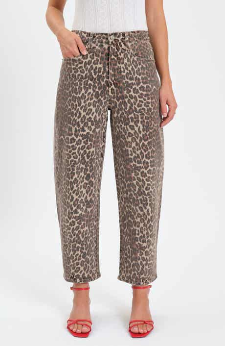 DAZE Westward High Waist Ankle Barrel Leg Jeans