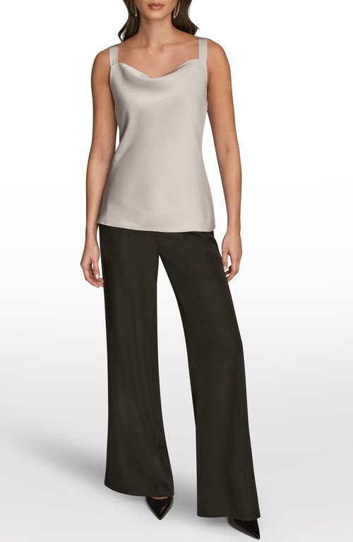 Donna Karan New York Cowl Neck Camisole In Gray