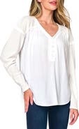 GIBSONLOOK Gemma Mix Media Henley