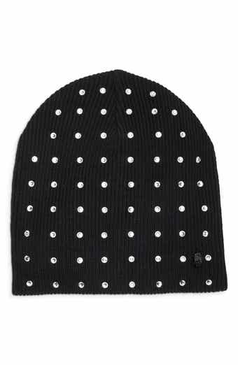 Rhinestone Knit Beanie