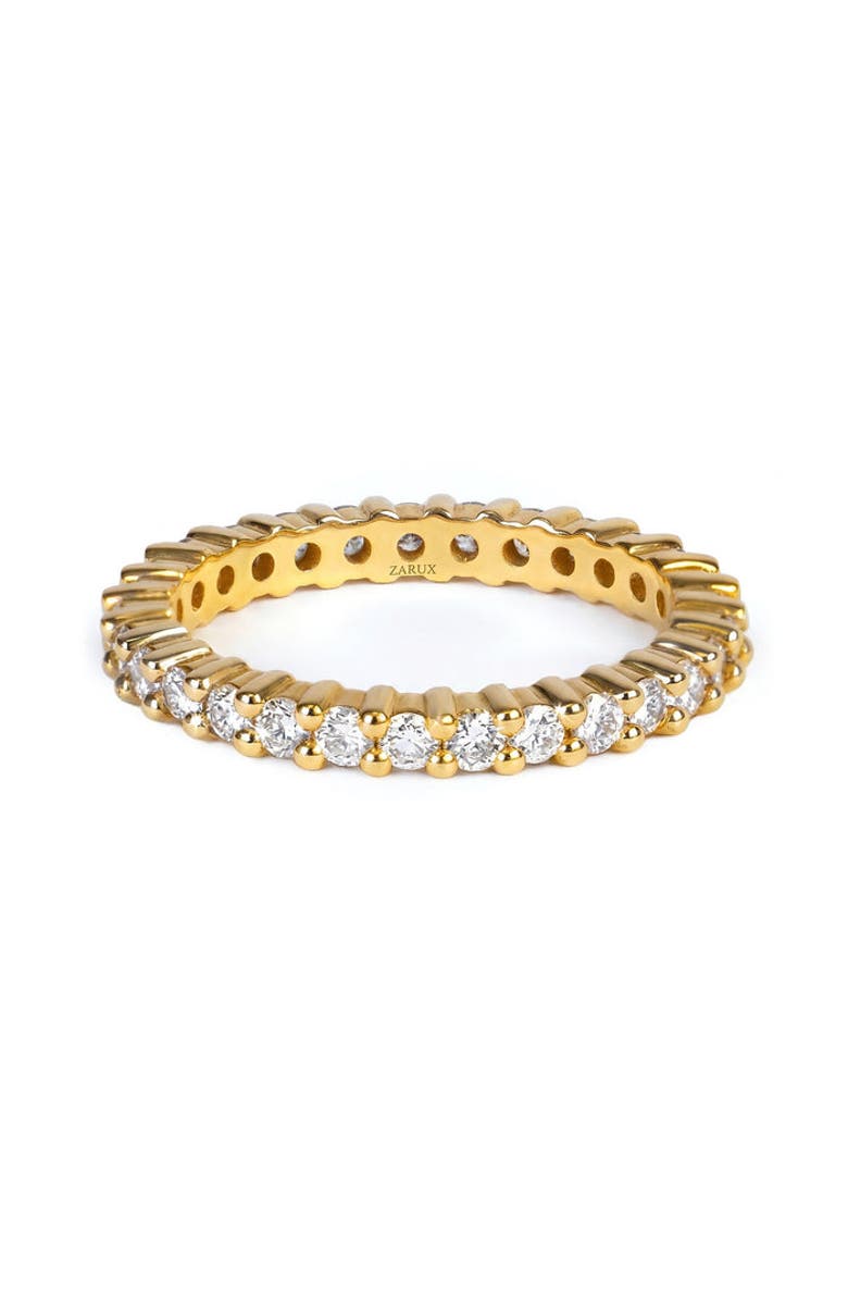 ZARUX Eterna Diamond Ring, Main, color, Yellow Gold