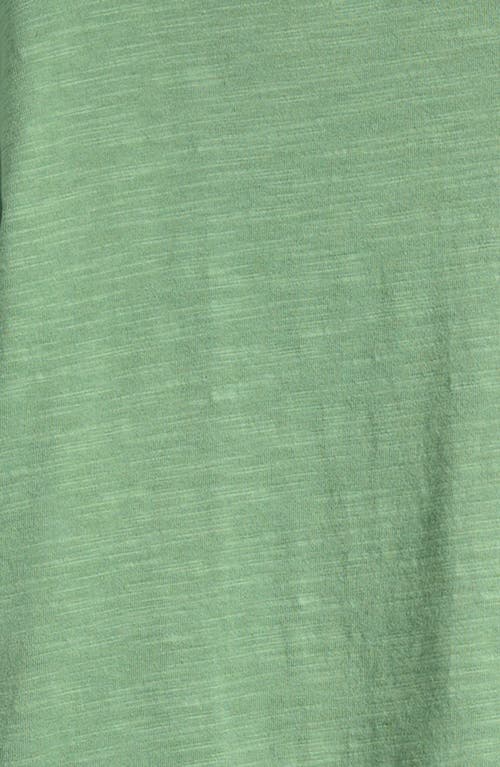 Treasure & Bond Kids' Core Slub Cotton Pocket T-shirt In Green
