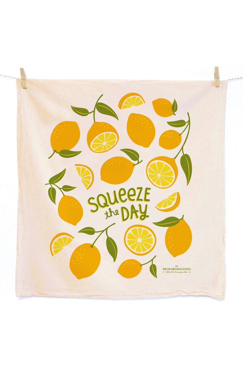 The Neighborgoods Peach Tart - Dish Towel Set of 2, Alternate, color, NO COLOR