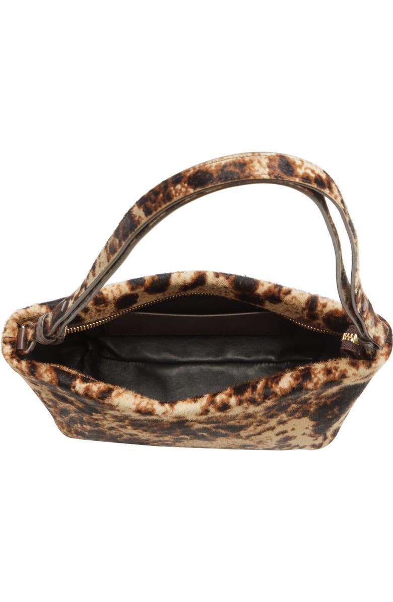 Proenza Schouler Bond Genuine Calf Hair Shoulder Bag, Alternate, color, Dark Brown Multi