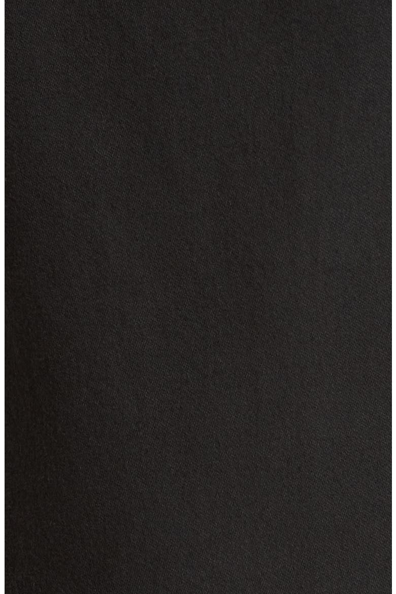 Organic Cotton Ankle Straight Leg Pants, Alternate, color, BLACK