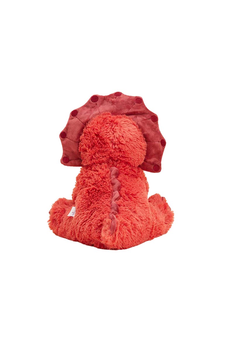Triceratops Plush Toy, Alternate, color, Red