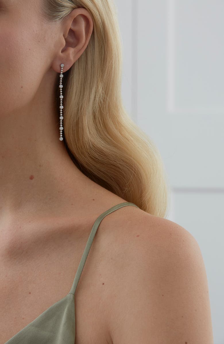 Sara Weinstock Isadora Bezel & Bead Linear Earrings, Alternate, color, 