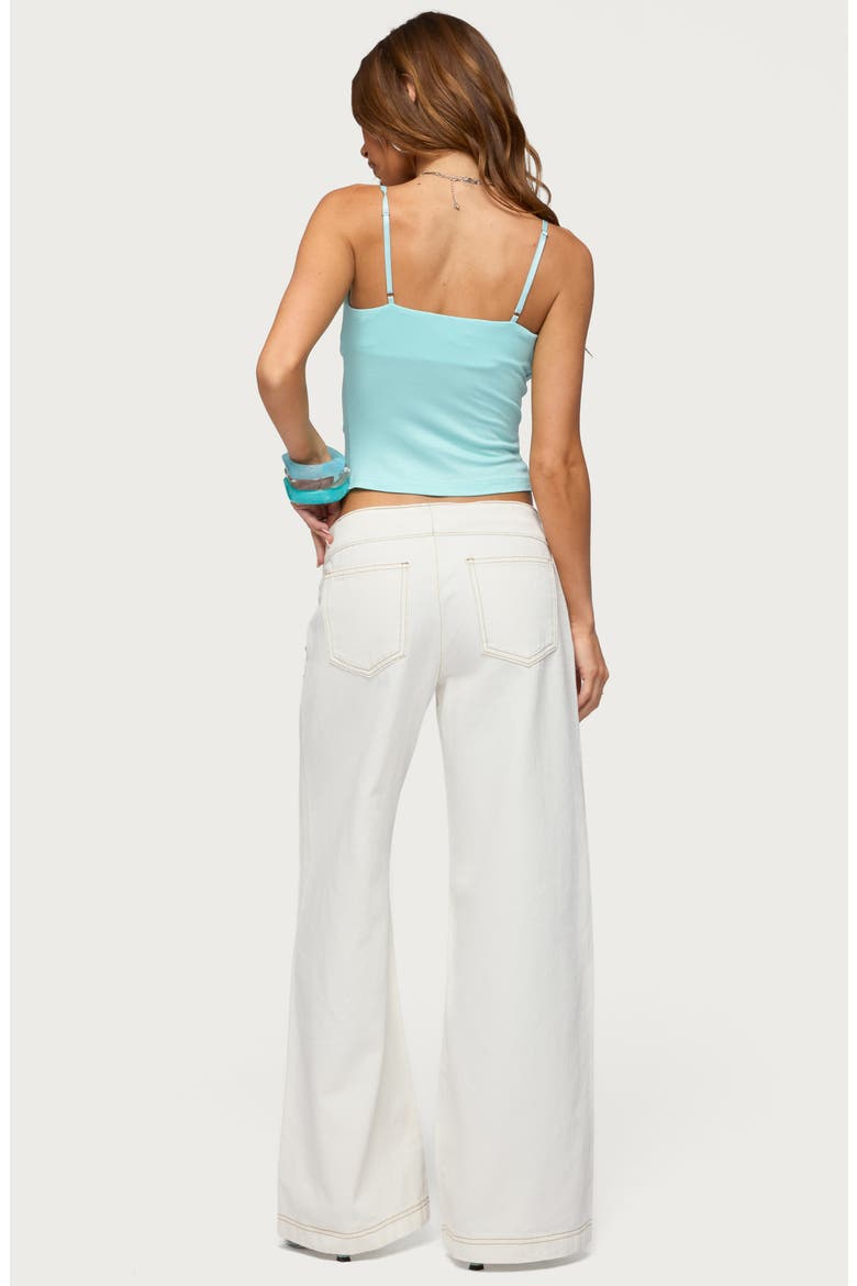Layered Crop Camisole, Alternate, color, TURQUOISE