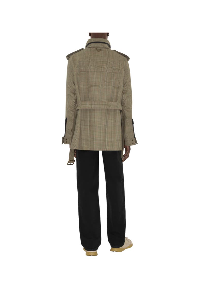 Burberry Bonded Wool Field Jacket, Alternate, color, Loch/Bliss