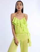 BCBGMAXAZRIA Flounce Cami
