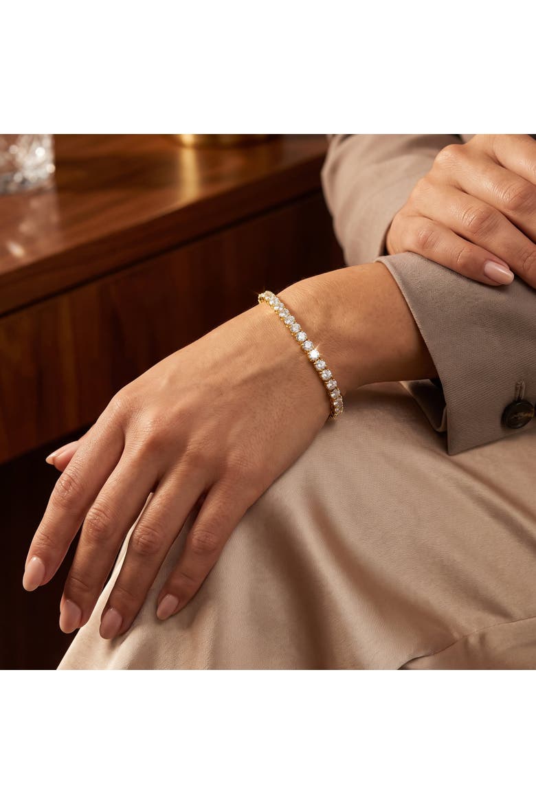 8.00ct Diamond Tennis Bracelet 14k Gold Lab Grown 7", Alternate, color, 14k White Gold