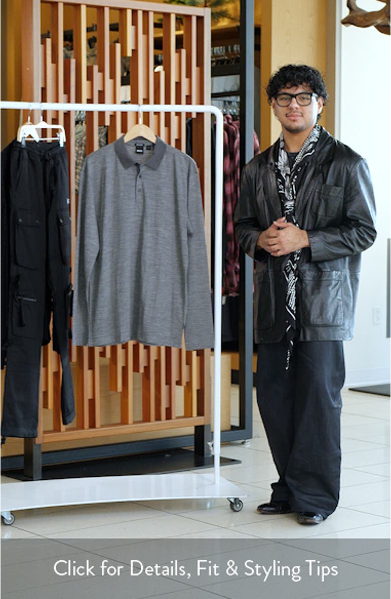 Pado Long Sleeve Wool Polo, sales video thumbnail