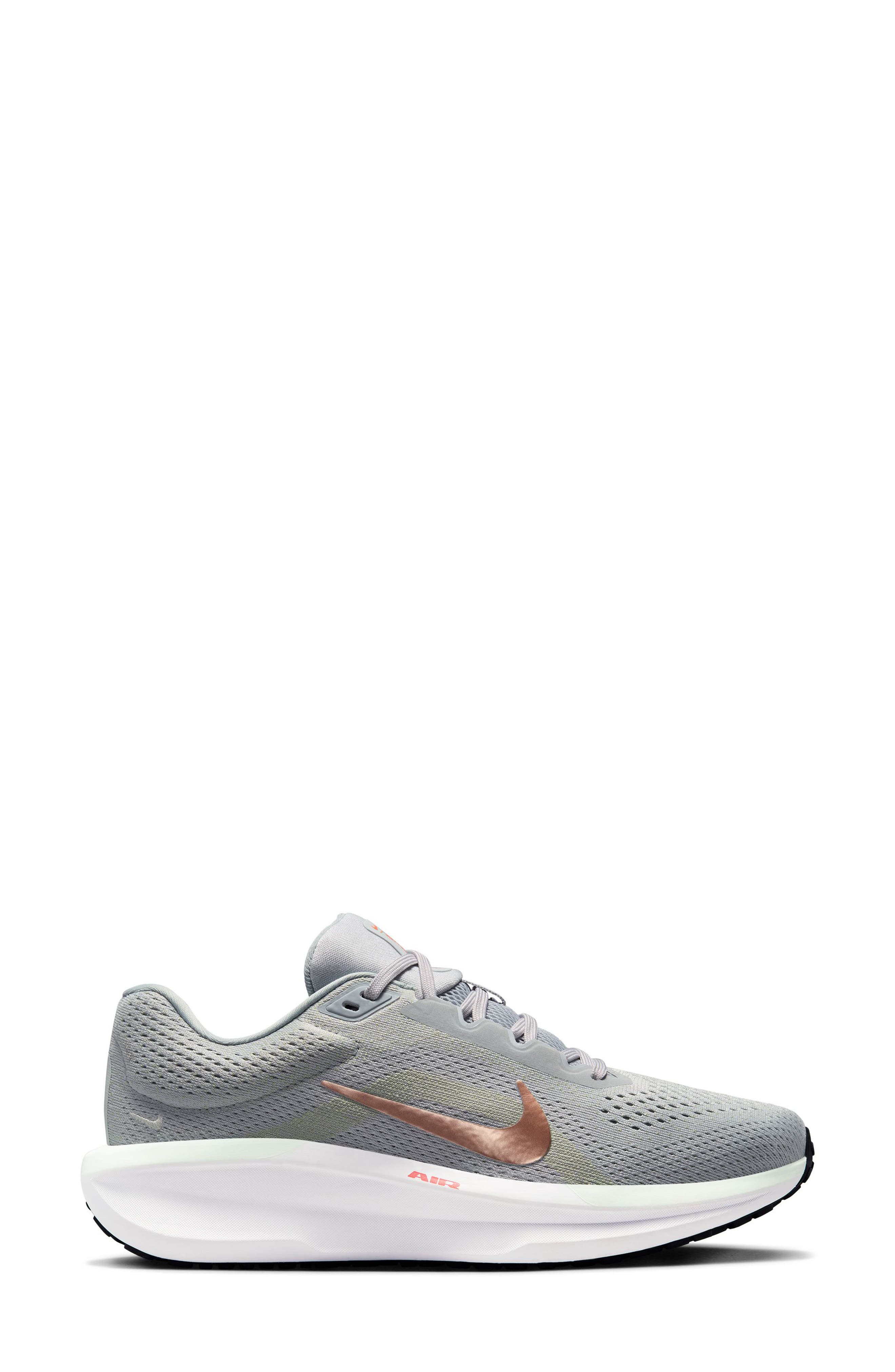 Nike Air Winflo 11 Running Shoe, Alternate, color, Grey/ Red Bronze/ Olive