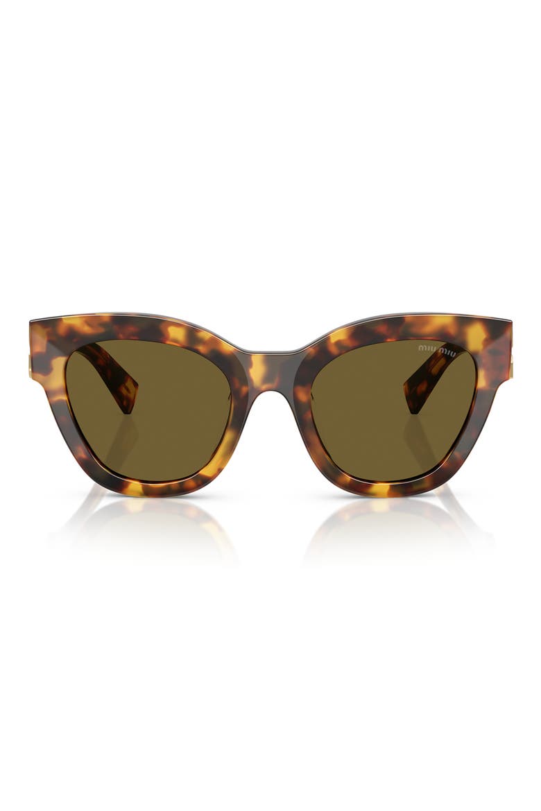 51mm Butterfly Sunglasses, Main, color, 14L09Z51 BLOND HAV