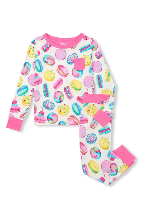 Kids' Macaron Pajamas