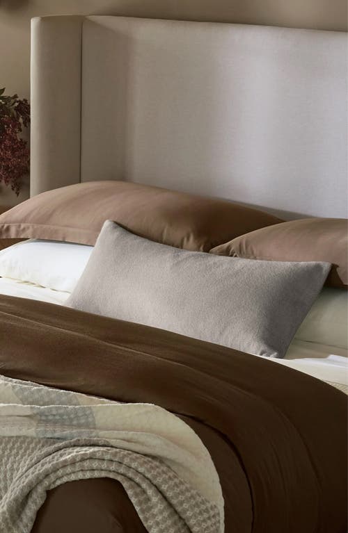 Boll & Branch Signature Hemmed Duvet Set In Brown